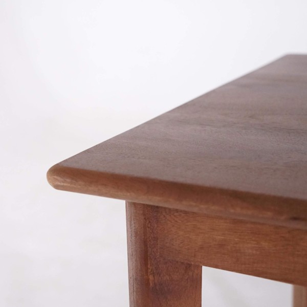 Table à manger rectangulaire en bois massif de manguier