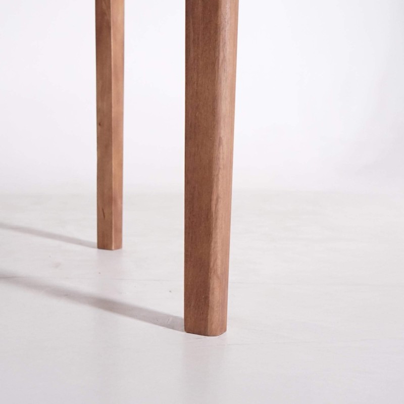 Table à manger rectangulaire en bois massif de manguier