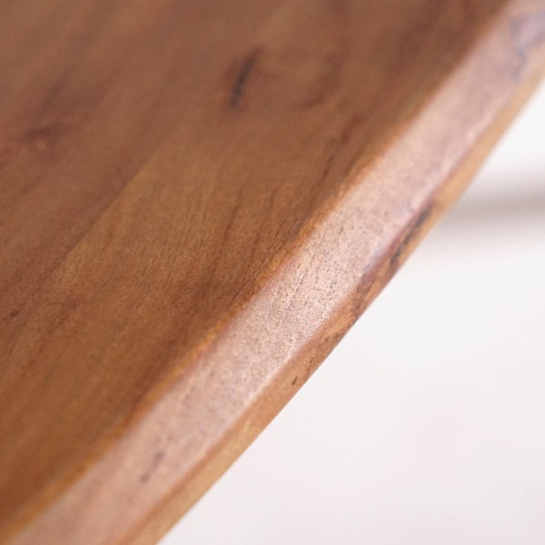 Table à manger ovale en bois massif de manguier - Orama