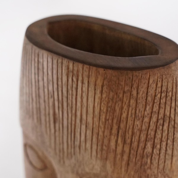 Statue décorative en bois sculpté 53 cm - Mana