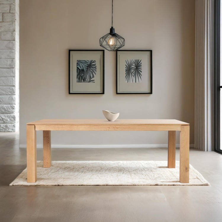 Table à manger en chêne massif 200 cm - Yseult