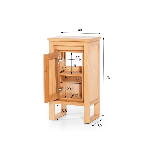 Meuble lave mains en bois massif - Neo