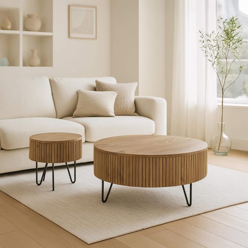 Table de salon ronde en...