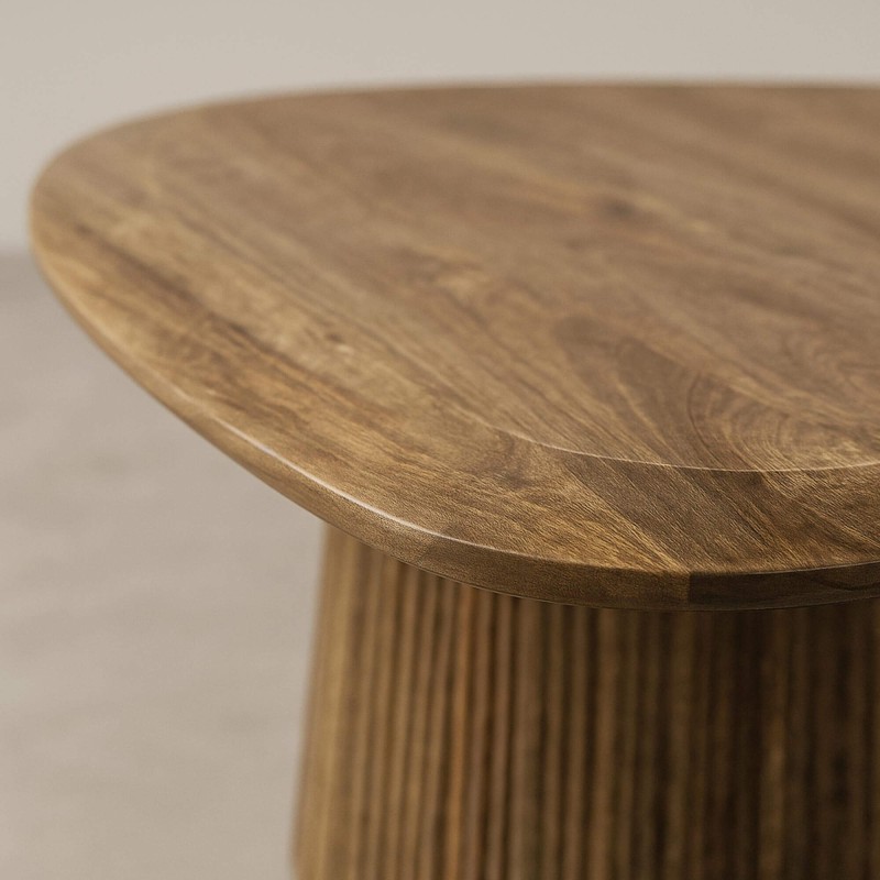 Table de salon en bois massif de manguier (lot de 2) - Cresco