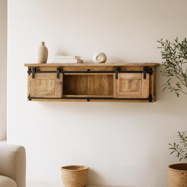 Etagère industrielle bois et métal - Paris