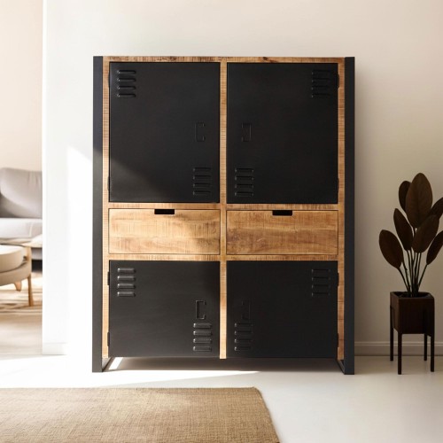 Armoire en bois massif de...
