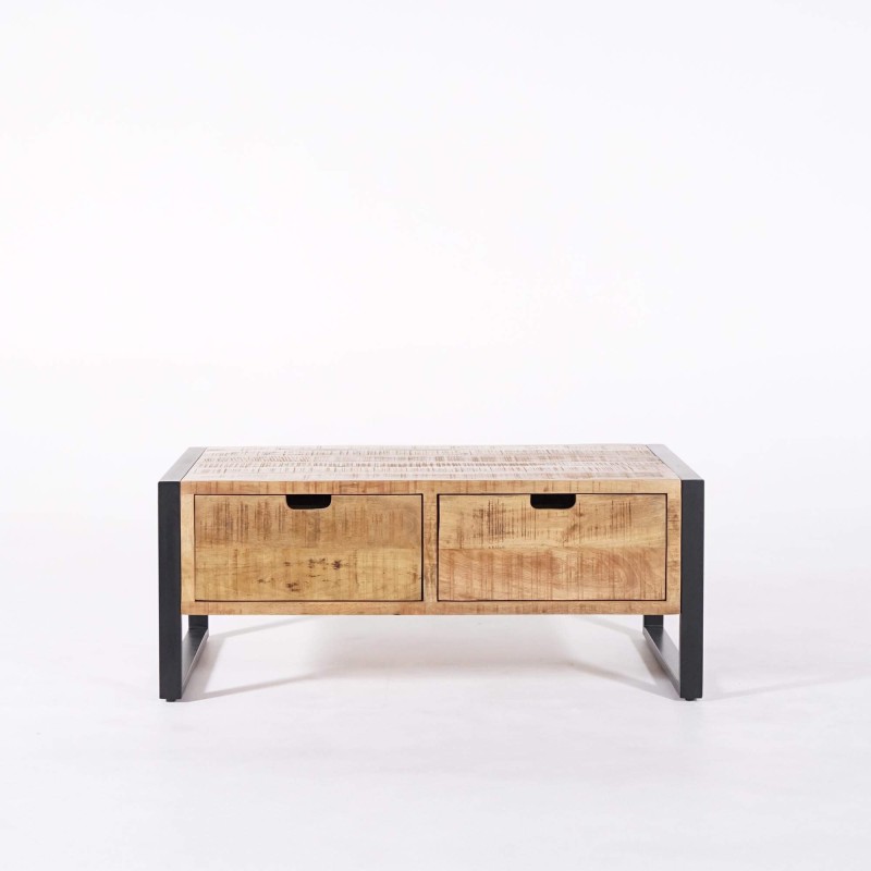 Table de salon en bois massif de manguier - Kansas