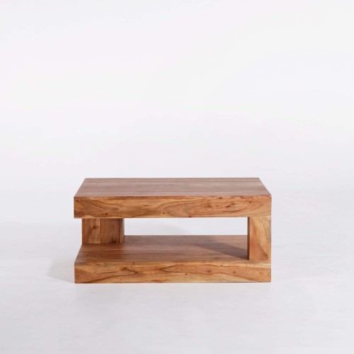 Table basse rectangulaire en bois massif d'acacia - Kora