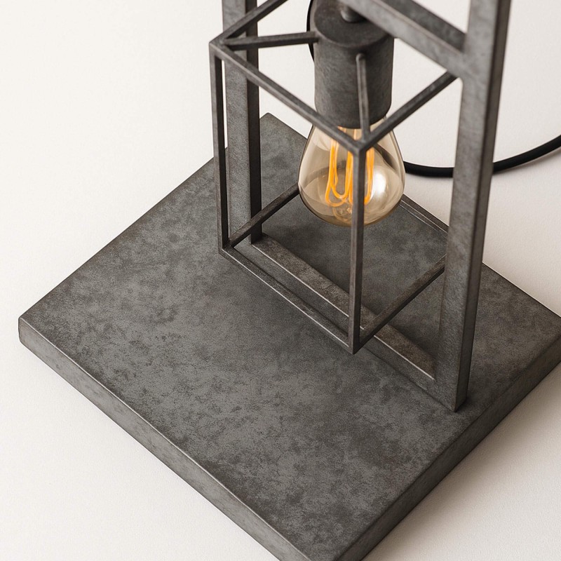 Lampadaire de salon style industriel en métal - Nocta