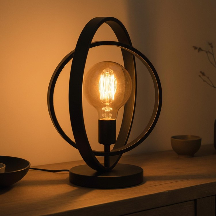 Lampe de bureau industrielle en métal - Altis