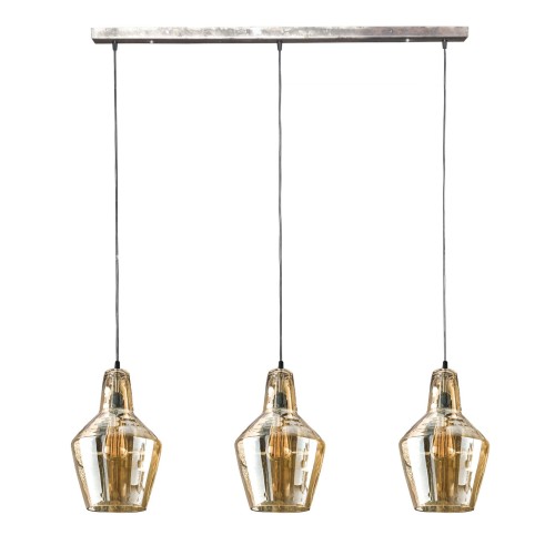 Luminaire en suspension design avec abat-jour en verre - Clara