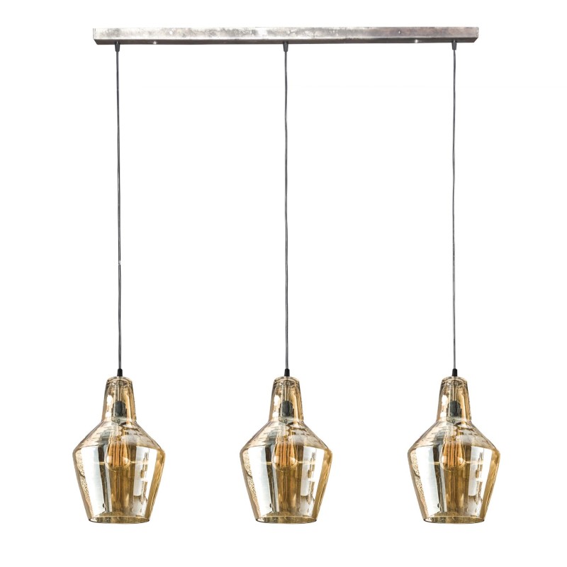 Luminaire en suspension design avec abat-jour en verre - Clara