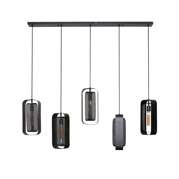 Luminaire à suspendre en métal style industriel - Mesh Rotate