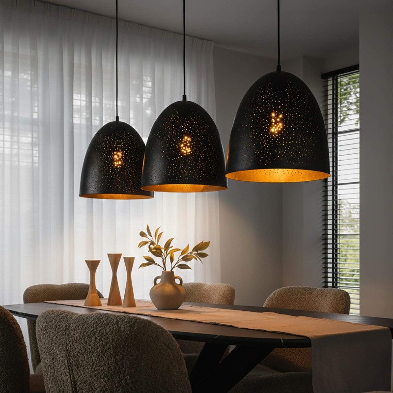 Luminaire industriel à suspendre en métal - Sosmos