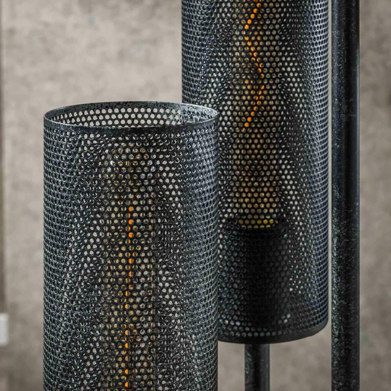 Lampadaire moderne à tubes LED 5 lumières - Vertigo