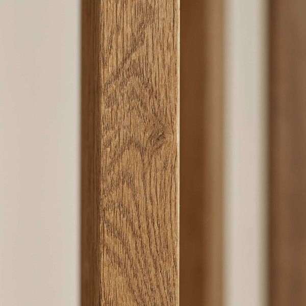 Lampe sur pied de salon en bois de manguier massif - Arken