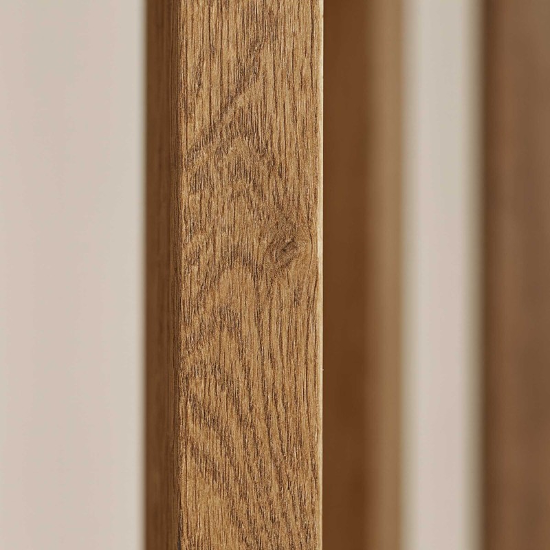 Lampe sur pied de salon en bois de manguier massif - Arken