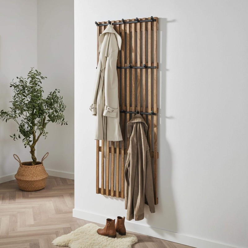 Porte manteaux mural en bois 60 x 160 - Tweak