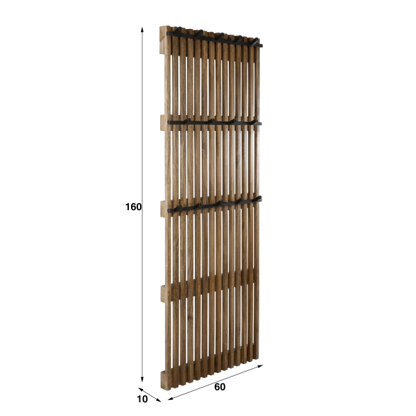 Porte manteaux mural en bois 60 x 160 - Tweak