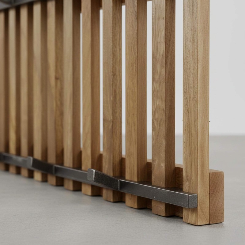 Porte manteaux mural en bois 100 x 33 - Tweak