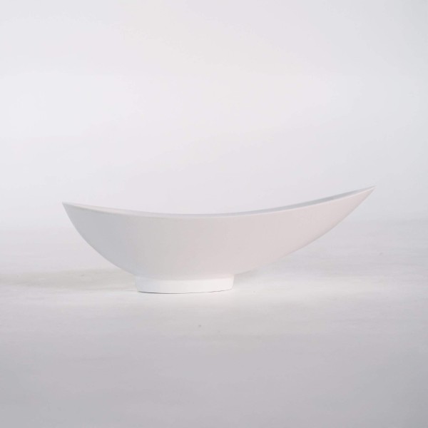 Vasque ronde en céramique, blanc brillant - Bora