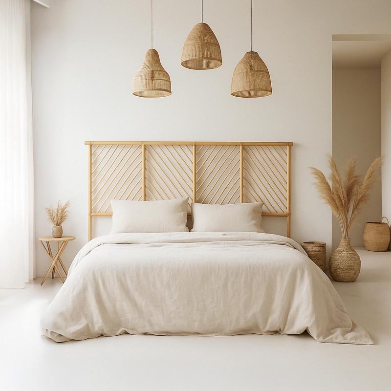 Tête de lit 160 cm en osier (rotin) - Manoa