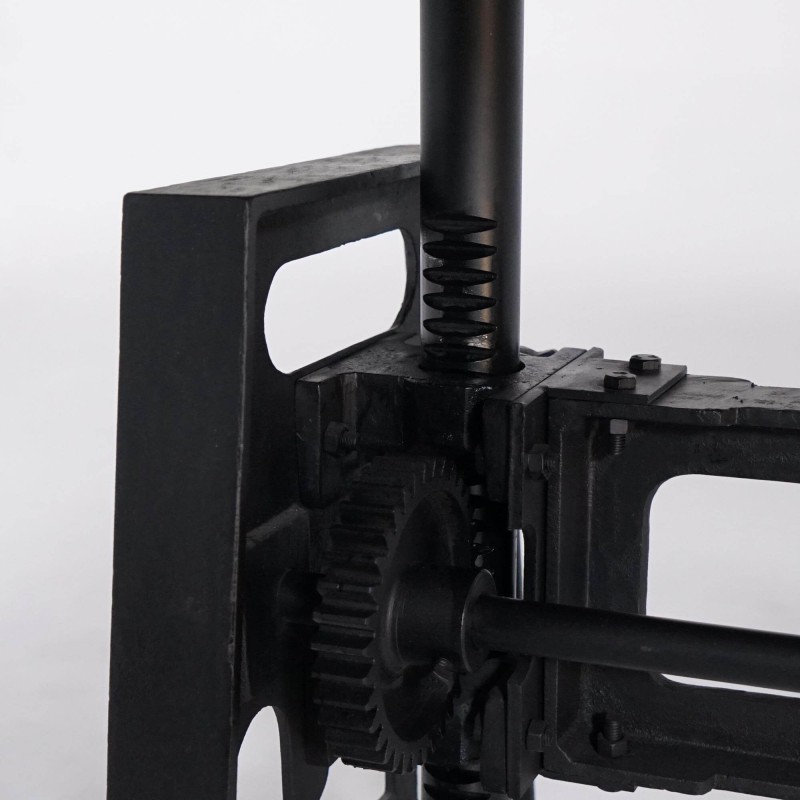 Table de salle à manger industrielle réhaussable 200 cm