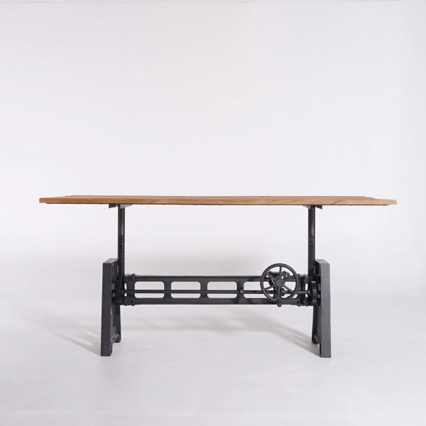 Table de salle à manger industrielle réhaussable