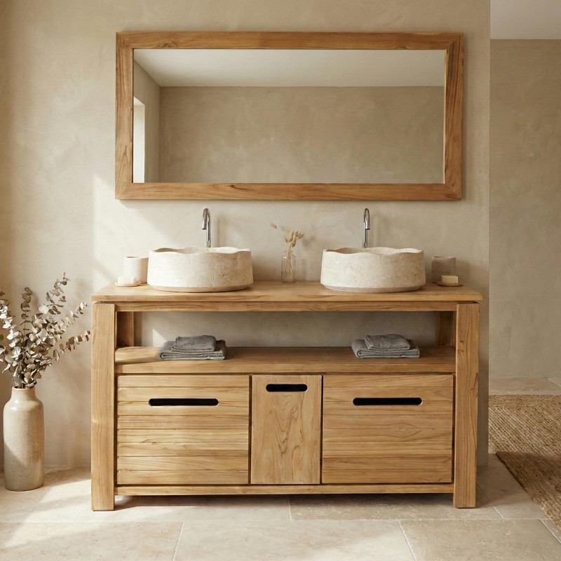 Meuble de salle de bain 140 cm - Azur