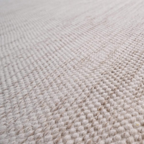 Tapis en laine et coton 250x350 cm, beige - Elowen