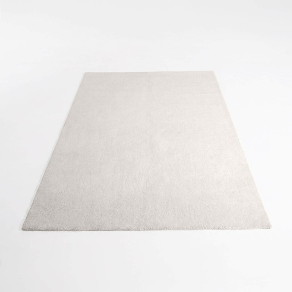 Tapis en laine 140x200 cm, blanc - Handa