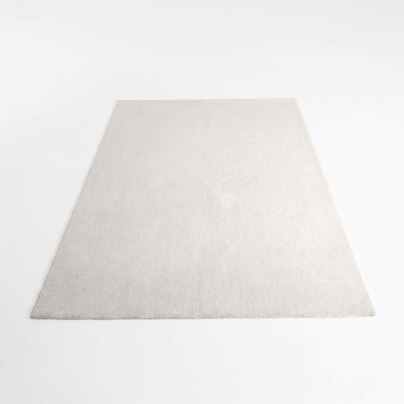 Tapis en laine 140x200 cm, blanc - Handa