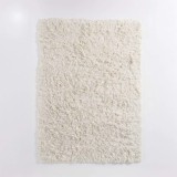 Tapis en laine 140x200 cm, blanc - Ruma