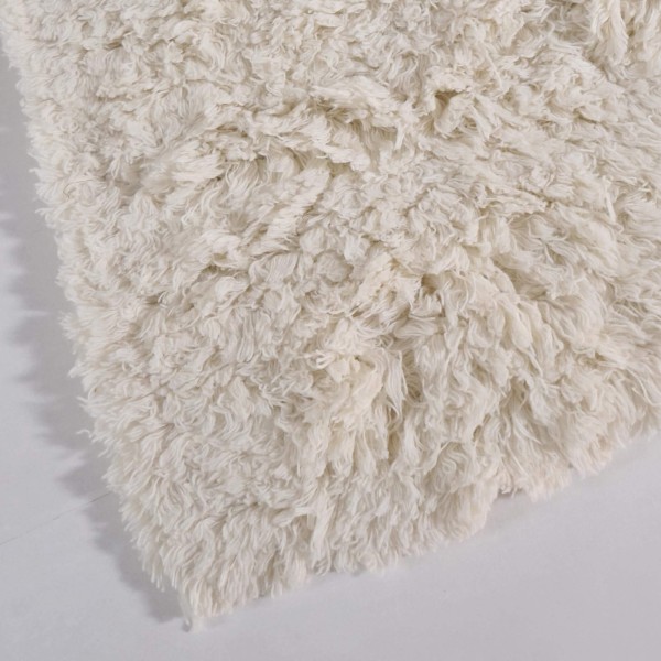 Tapis en laine 200x300 cm, blanc - Ruma