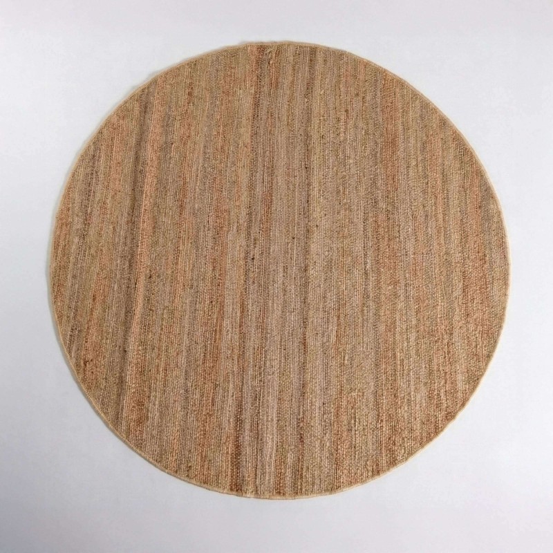 Tapis en jute 200x200 cm, blanc beige - Noa