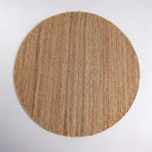 Tapis en jute 150x150 cm, blanc beige - Noa