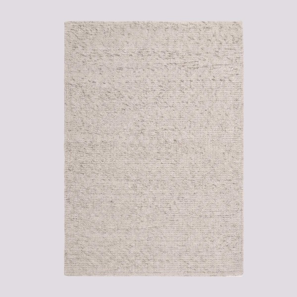 Tapis en laine 140x200 cm, blanc beige - Cairn
