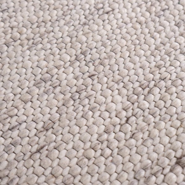 Tapis en laine 140x200 cm, blanc beige - Cairn