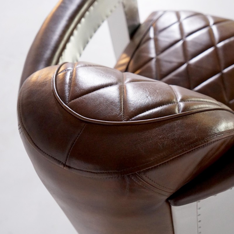 Fauteuil aviateur en cuir