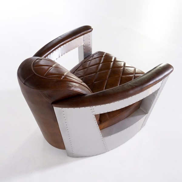 Fauteuil aviateur en cuir