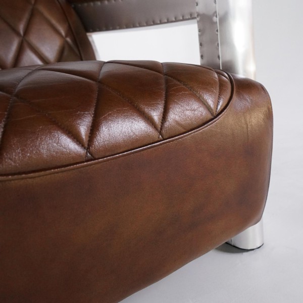 Fauteuil aviateur en cuir