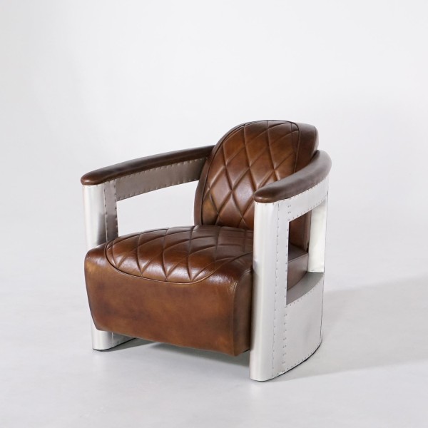 Fauteuil aviateur en cuir