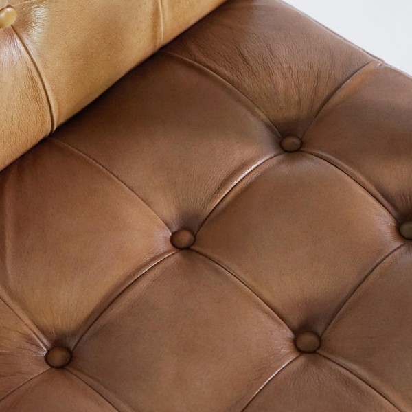 Fauteuil en cuir véritable - Baxter