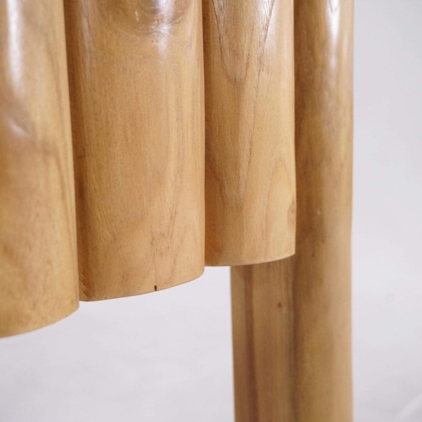 Tête de lit en bois massif de teck 180 cm - Naya