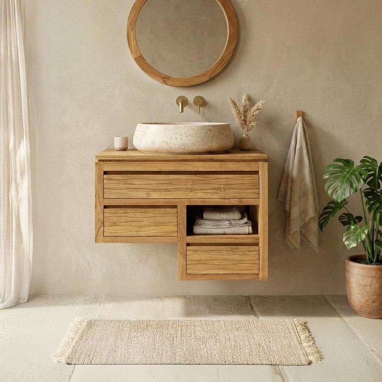 Meuble de salle de bain 80 cm - Wave