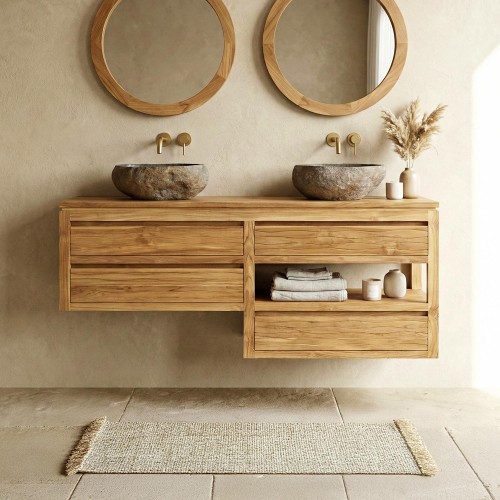 Meuble de salle de bain 140 cm - Wave