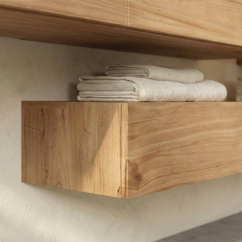 Meuble rangement de salle de bain 140 cm - Trinity