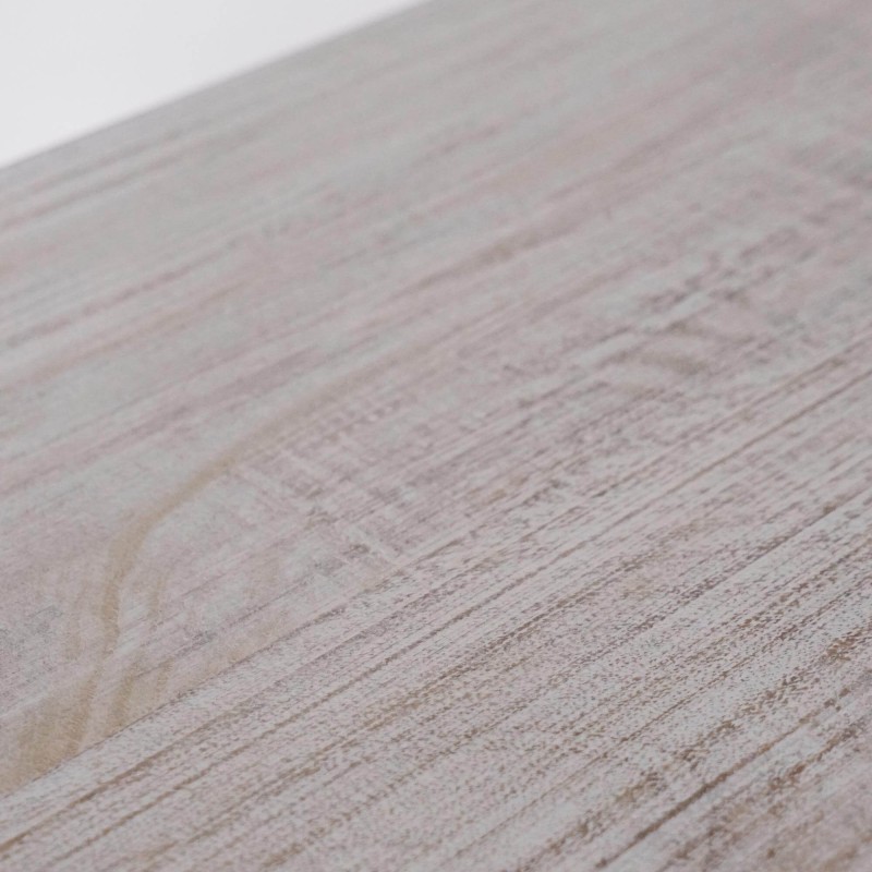 Console d'entrée en bois massif blanc - Sea side