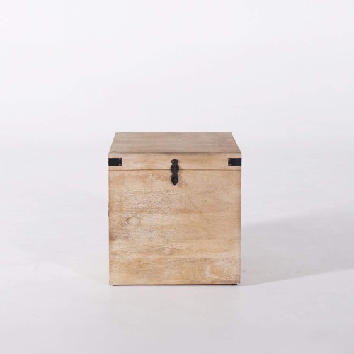 Coffre de rangement en bois naturel - Haven