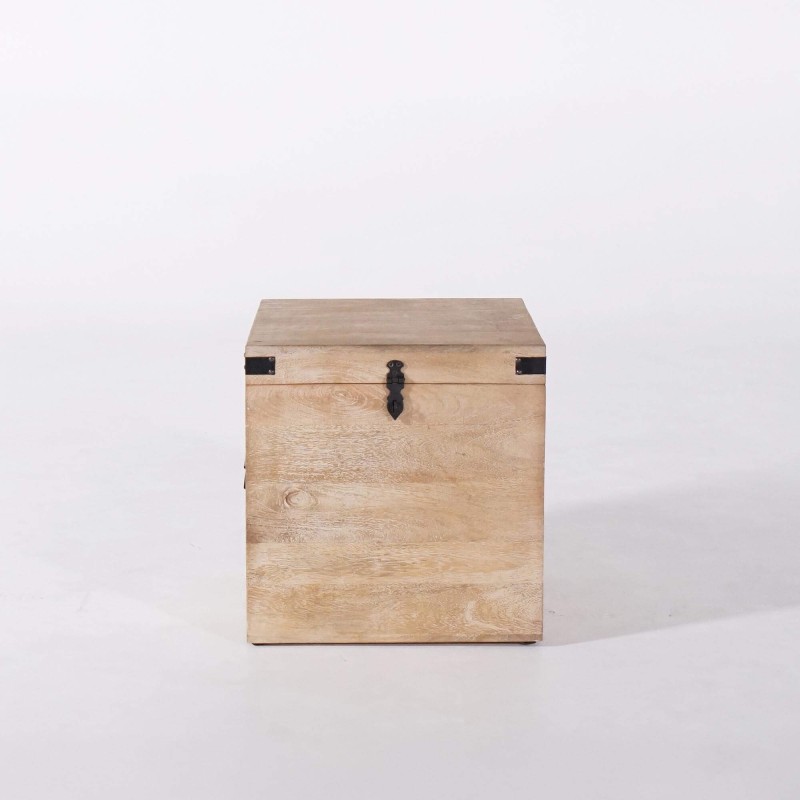Coffre de rangement en bois naturel - Haven